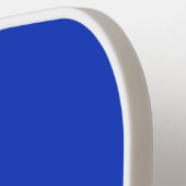 エレガントモノグラムのはっきりしたイニシャルCobalt Blue ピックルボールラケット (左詳細)