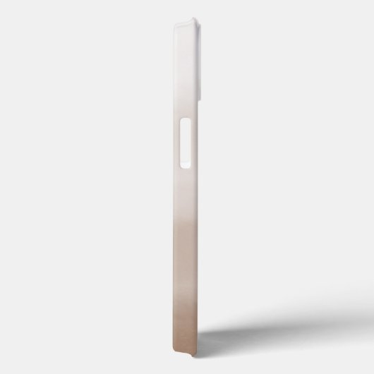 エレガントモノグラムのイニシャル茶グラデーション Case-Mate iPhoneケース (裏面 / 右)