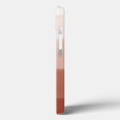 エレガントモノグラムのイニシャル銅錆グラデーション Case-Mate iPhoneケース (裏面 / 左)