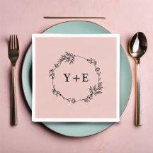 エレガントモノグラムのシンプルバラ金ゴールド結婚s