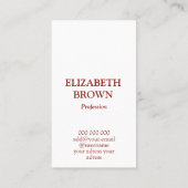 エレガントモノグラムのバラ金ゴールドフレ離れーム青 名刺 (裏面)