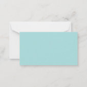 エレガントモノグラムのモダンテンプレート ノートカード (裏面)