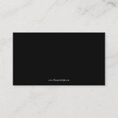 エレガントモノグラムの座席表表の設定 プレイスカード (裏面)