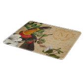 エレガントモノグラムの缶 カッティングボード (角)