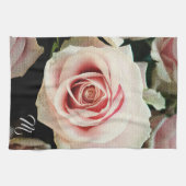 エレガントモノグラムの キッチンタオル (横)