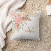 エレガントモノグラムの クッション (ブランケット)