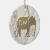 エレガントモノグラムの セラミックオーナメント (右)