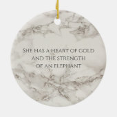 エレガントモノグラムの セラミックオーナメント (裏面)