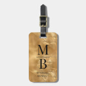 エレガントモノグラムの ラゲッジタグ (正面縦)