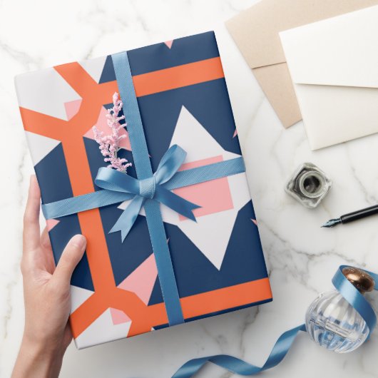 エレガントモノグラム芸術的スペシャル母の日 ラッピングペーパー (ギフト)