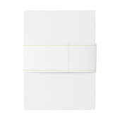 エレガントモノグラム離れゴールデン結婚ズ 招待状ベリーバンド (裏面例)