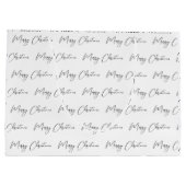 エレガントモノトーンの白黒 ラージペーパーバッグ (裏面)