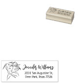 エレガントユニコーンカスタム差出人住所 ラバースタンプ (押印)