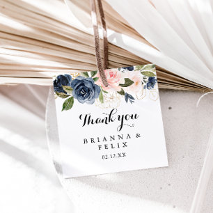 エレガントユニークシンプルフローラ結婚ズ フェイバータグ