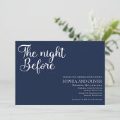 エレガントユニークタイポグラフィリハーサル 招待状 (スタンド正面)