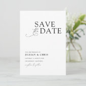 エレガントユニーク写結婚真 招待状 (スタンド正面)