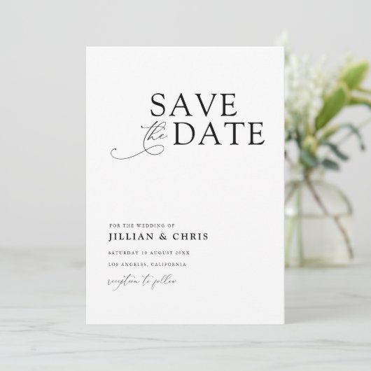 エレガントユニーク写結婚真 招待状 (スタンド正面)