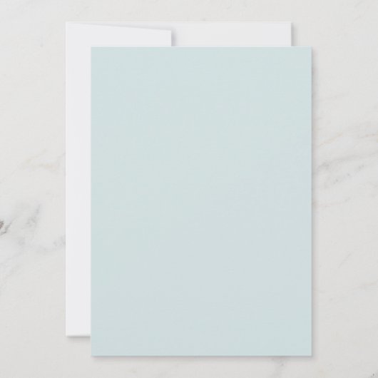 エレガントユーカリフローラグリーン&ピンク結婚ズ 招待状 (裏面)