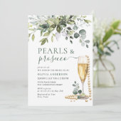 エレガントユーカリフローラパール&プロセッコ 招待状 (スタンド正面)
