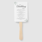 エレガントユーカリフローラ式プ結婚ログラム ハンドファン (裏面)