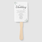 エレガントユーカリフローラ式プ結婚ログラム ハンドファン (正面)