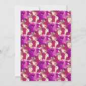 エレガントユーカリフローラ赤ちゃんシャワー招待 (裏面)