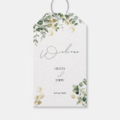 エレガントユーカリ書結婚道 ギフトタグ (正面)