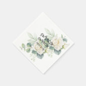エレガントユーカリ植物写真紙ナプキン スタンダードカクテルナプキン (角)