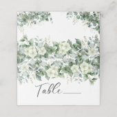 エレガントユーカリ植物学結婚院 プレイスカード (外部開封)