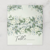 エレガントユーカリ植物学結婚院 プレイスカード (外部開封)