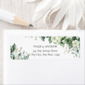 エレガントユーカリ植物学結婚院 ラベル (インサイチュ)