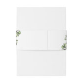 エレガントユーカリ水カラーフローラ結婚ズ 招待状ベリーバンド (裏面例)