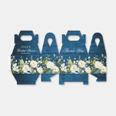 エレガントユーカリ水彩緑色愛箱 フェイバーボックス (折り畳みなし)