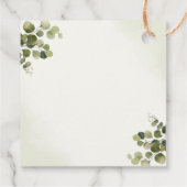 エレガントユーカリ素朴ス葉予算あり フェイバータグ (裏面)