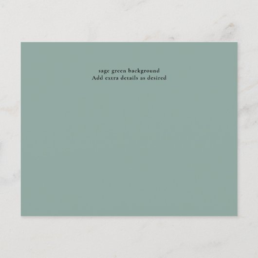 エレガントユーカリ結婚グの日付 (裏面)