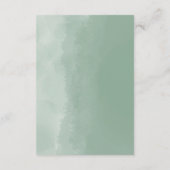 エレガントユーカリ結婚グリネリー詳細 エンクロージャーカード (裏面)