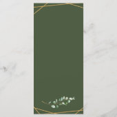 エレガントユーカリ結婚ー メニュー (裏面)