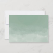 エレガントユーカリ結婚ー 出欠カード (裏面)