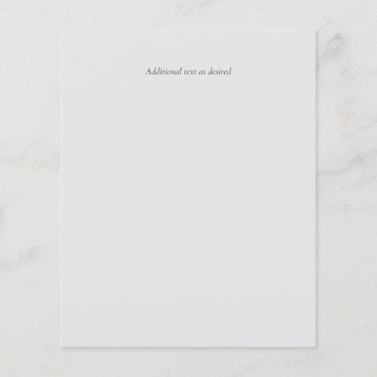 エレガントユーカリ結婚詳細囲い (裏面)