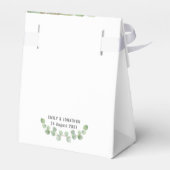 エレガントユーカリ緑の金ゴールド名Date White フェイバーボックス (裏面サイド)