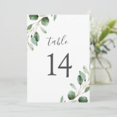 エレガントユーカリ緑5x7表の番号 (スタンド正面)