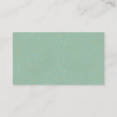 エレガントユーカリ葉グリー エンクロージャーカード (裏面)
