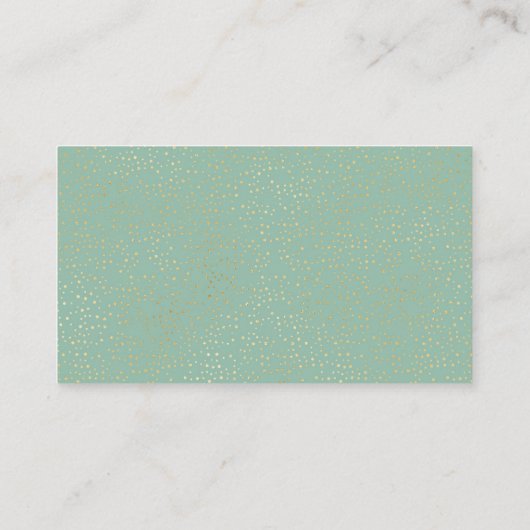 エレガントユーカリ葉グリー エンクロージャーカード (裏面)