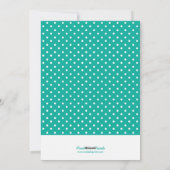 エレガントヨユーノエルホリデーフォトカード/アクア シーズンカード (裏面)