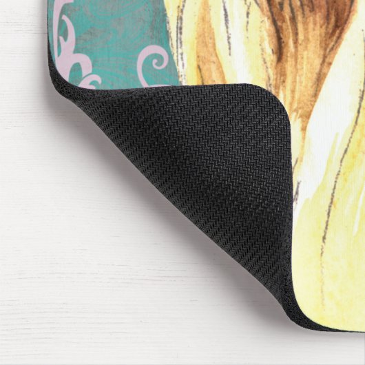 エレガントヨークシャーテリア マウスパッド (コーナー)