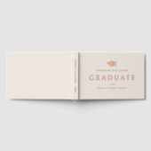 エレガントライトタンブラウン卒業キャップ名実在 ゲストブック (全面)