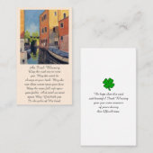 エレガントライフカードの葬儀お祝い 名刺 (正面/裏面)