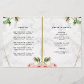 エレガントライフプログラムの大理石フローラお祝い (裏面)