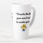 エレガントラテアートマグ カフェラテマグ (右アングル)