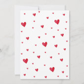 エレガントラブザエアバードブライダルシャワー 招待状 (裏面)